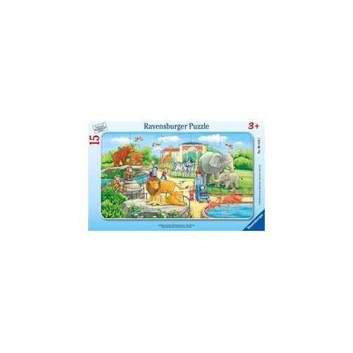 Rahmenpuzzle Ravensburger Ausflug in den Zoo 15 Teile