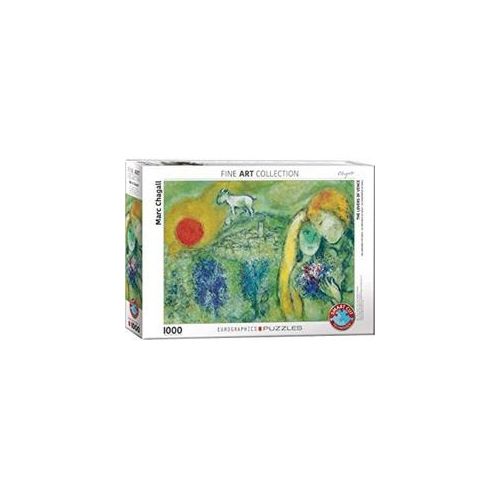 Eurographics 6000-0848 - Die Liebenden von Vence von Marc Chagall , Puzzle, 1.000 Teile