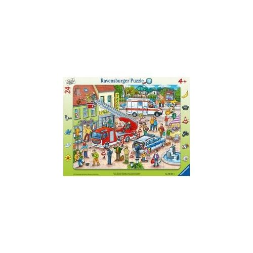 Rahmenpuzzle Ravensburger 110, 112 - Eilt herbei! 24 Teile