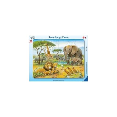 Rahmenpuzzle Ravensburger Afrikas Tierwelt 30 Teile