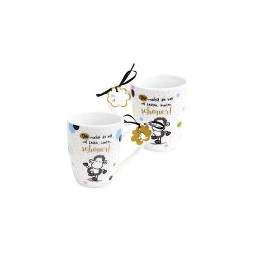 Sheepworld Tasse 'Du machst die Welt...'