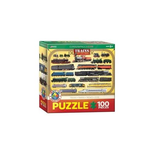 Eurographics 6100-0090 - Züge , Puzzle, 100 Teile