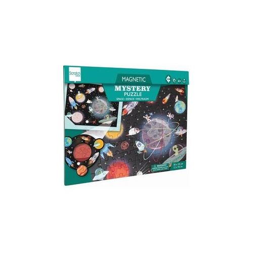 Scratch - Magnetisches Entdeckerpuzzle Weltraum, 80 Teile