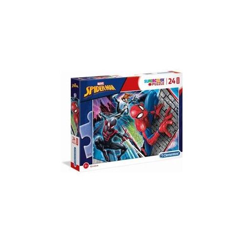 Clementoni - Supercolor Puzzle - Maxi - Spiderman, 24 Teile