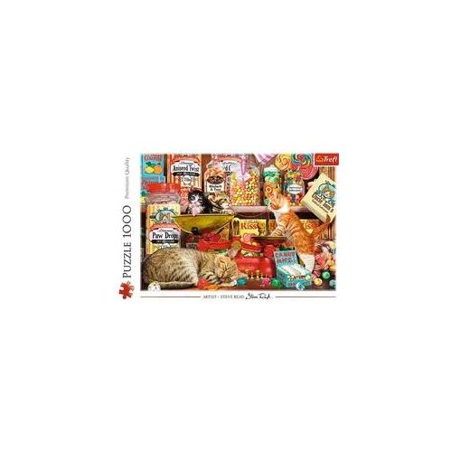 Trefl - Puzzle - Nasch-Katzen, 1000 Teile