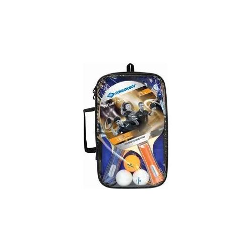 Tischtennis Set Hobby für 2 Spieler, 2 Schläger, 3 Bälle, Tasche