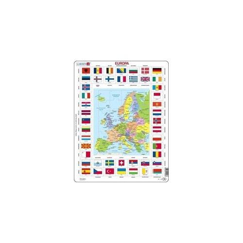 Europa Länder + Flaggen (Kinderpuzzle)