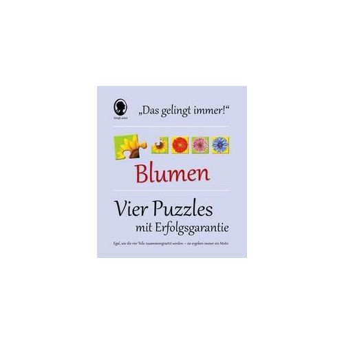 Das 'Gelingt-immer'-Puzzle Blumen. Das Puzzle-Spiel für Senioren mit Demenz