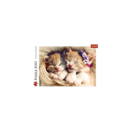 Trefl - Puzzle - Schlafende Katzen, 500 Teile