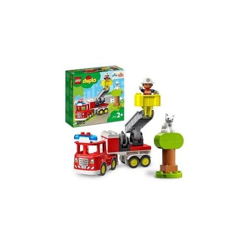 LEGO DUPLO Town 10969 Feuerwehrauto, Licht und Martinshorn, Spielzeug