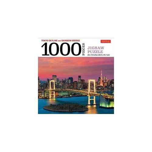 Tokyo Skyline and Rainbow Bridge - 1000 Piece Jigsaw Puzzle