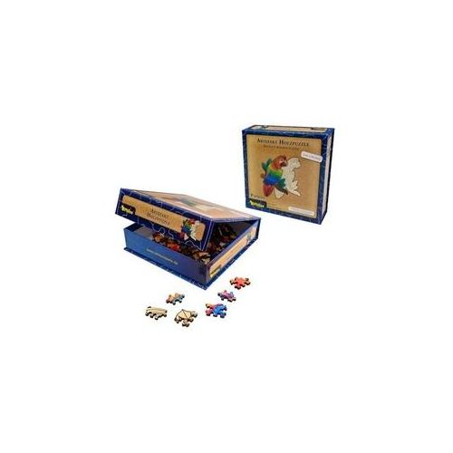 Philos 9082 - Artefakt Holzpuzzle 2in1 Papagei