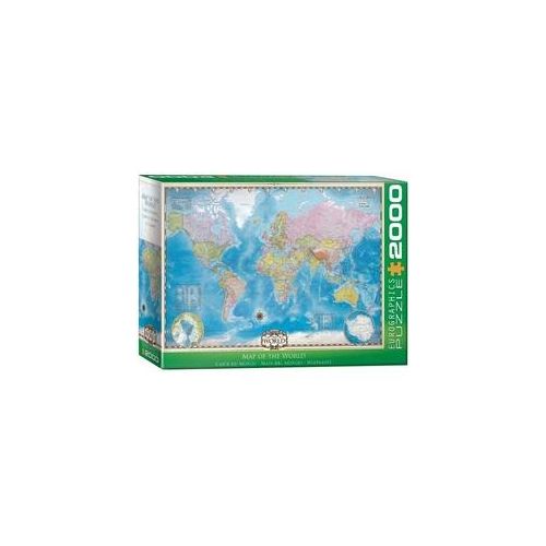 Eurographics 8220-0557 - EuroGraphics Map of the World, Puzzle, 2.000 Teile