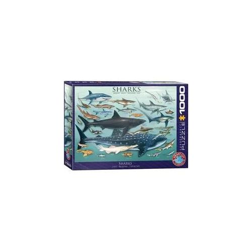 Eurographics 6000-0079 - Haie, Puzzle, 1.000 Teile