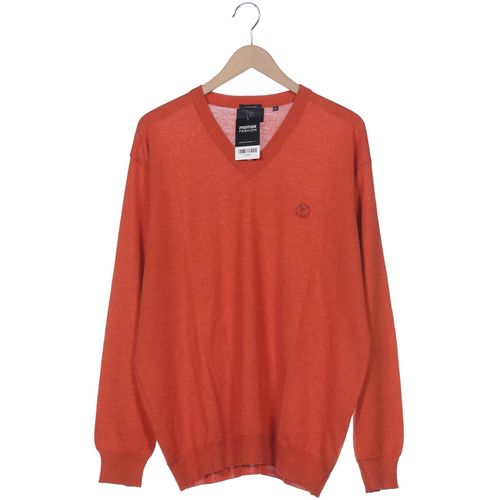 Carlo Colucci Herren Pullover, orange, Gr. 56