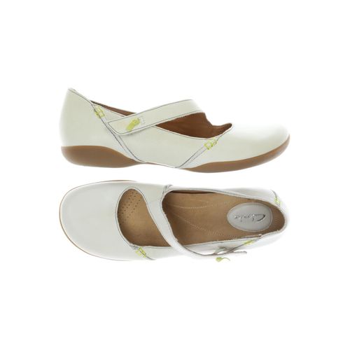 Clarks Damen Ballerinas, beige, Gr. 6.5