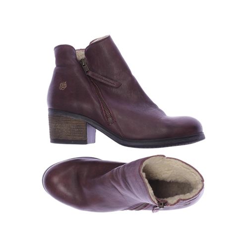 Apple of Eden Damen Stiefelette, bordeaux, Gr. 39