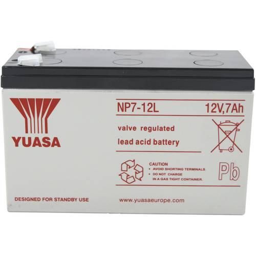 Yuasa NP7-12 L NP7-12 L Bleiakku 12 V 7 Ah Blei-Vlies (AGM) (B x H x T) 151 x 98 x 65 mm Flachstecker 6.35 mm Wartungsfrei, VDS-Zertifizierung