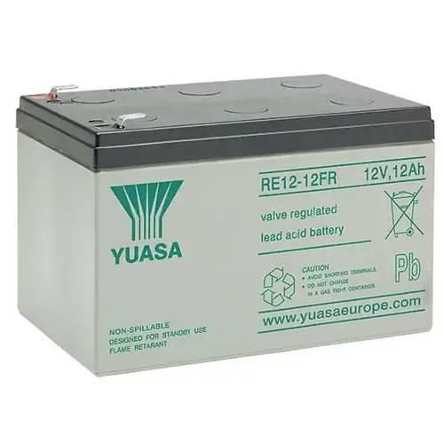 Yuasa RE12-12FR Bleiakku 12 V 12 Ah Blei-Vlies (AGM) (B x H x T) 151 x 98 x 98 mm Geringe Selbstentladung