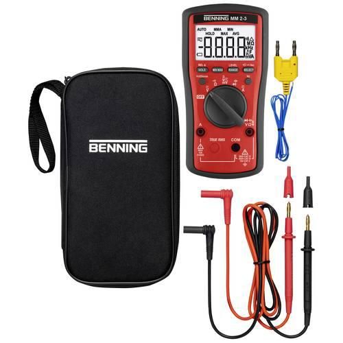 Benning MM 2-3 Hand-Multimeter digital CAT II 1000 V, CAT III 600 V, CAT IV 300 V Anzeige (Counts): 6000