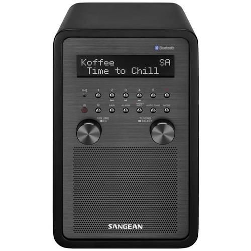 Sangean DDR-60 Tischradio DAB+, DAB, UKW AUX, Bluetooth®, NFC Inkl. Fernbedienung, Weckfunktion Schwarz