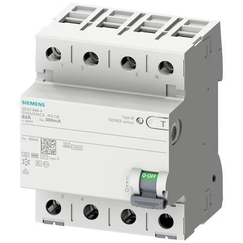 Siemens 5SV33444 5SV3344-4 Fehlerstrom-Schutzschalter B 4polig 40 A 0.03 A 400 V