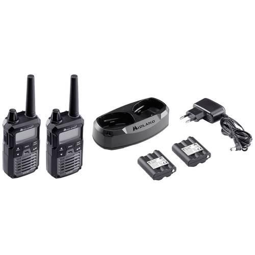 Midland Midland XT70 Pro PMR+LPD Blisterpack Schwarz C1465 PMR/LPD-Handfunkgerät 2er Set