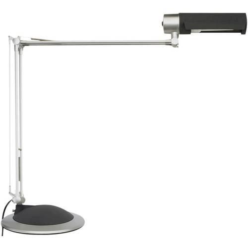 Maul MAULoffice 8215095 Schreibtischleuchte Energiesparlampe E27 20 W Silber, Schwarz