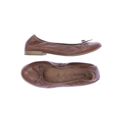 Tamaris Damen Ballerinas, braun, Gr. 35