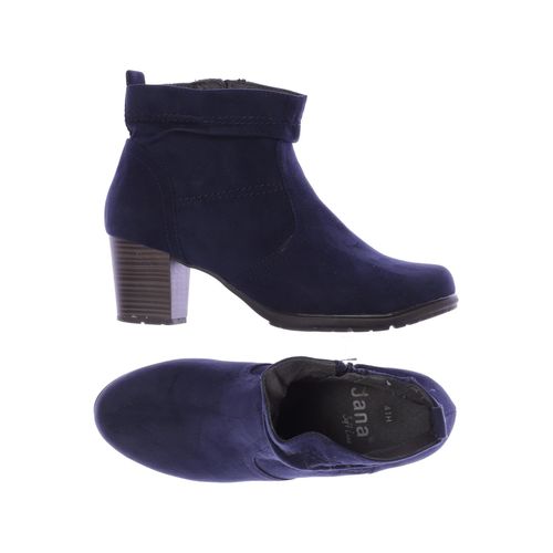 Jana Damen Stiefelette, blau, Gr. 41