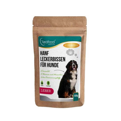 Hanfleckerbissen für Hunde - Lebergeschmack