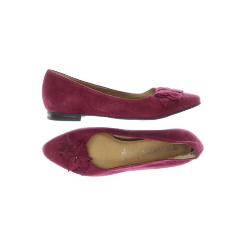 Tamaris Damen Ballerinas, bordeaux, Gr. 37