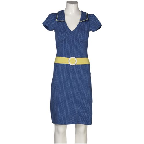 Mademoiselle YeYe Damen Kleid, blau, Gr. 38