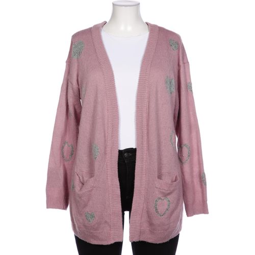 sheego Damen Strickjacke, pink, Gr. 40