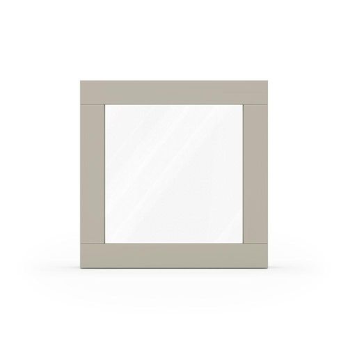fensterversand.com Fenster Kieselgrau RAL 7032, Holzfenster, Classic IV 68, 510 x 510 mm, einteilig, festverglast, individuell konfigurieren