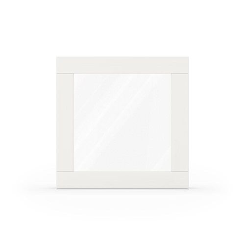 fensterversand.com Fenster Verkehrsweiß RAL 9016, Holzfenster, Classic IV 68, 510 x 510 mm, einteilig, festverglast, individuell konfigurieren