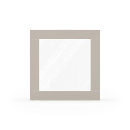 fensterversand.com Fenster Seidengrau RAL 7044, Holzfenster, Classic IV 68, 510 x 510 mm, einteilig, festverglast, individuell konfigurieren
