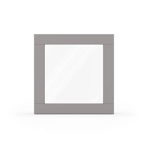 fensterversand.com Fenster Platingrau RAL 7036, Holzfenster, Classic IV 68, 510 x 510 mm, einteilig, festverglast, individuell konfigurieren