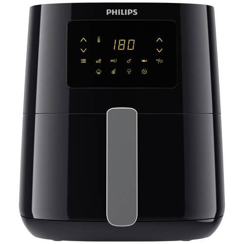 Philips Home HD9252/70 Heißluft-Fritteuse 4.1 l 1400 W Heißluft-Funktion, Grillfunktion, mit Display Schwarz, Silber