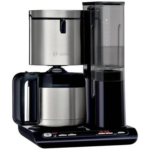 Bosch Haushalt TKA8A683 Kaffeemaschine Edelstahl, Schwarz Fassungsvermögen Tassen=8 Isolierkanne