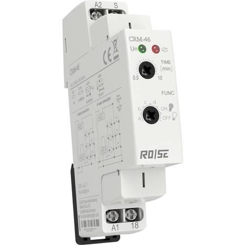 Rose LM CRM-46 CRM-46 Treppenhaus-Lichtautomat 230 V/AC 1 St. Zeitbereich: 30 s - 10 min 1 Wechsler