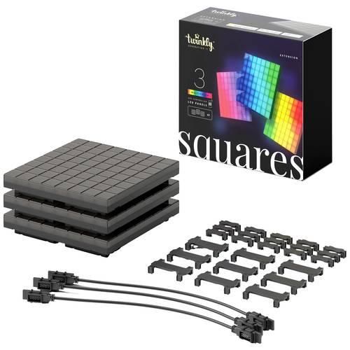 Twinkly SQUARES TWQ064STW-03-BAD LED-Panel RGB Schwarz