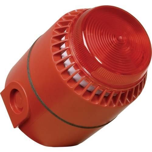 ComPro Kombi-Signalgeber Flashni Rot Blitzlicht, Dauerton 24 V/DC 110 dB