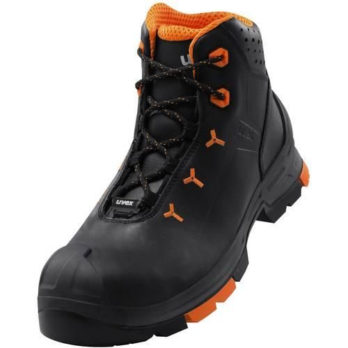 uvex 2 6503244 Sicherheitsstiefel S3 Schuhgröße (EU): 44 Schwarz, Orange 1 Paar