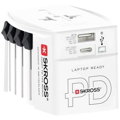 Skross 1302975 Reiseadapter MUV AC45PD