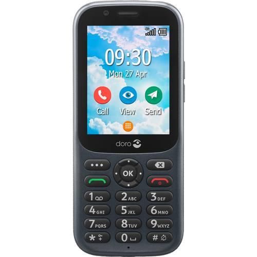 doro 730X Outdoor-Handy IP54, SOS Taste Graphit