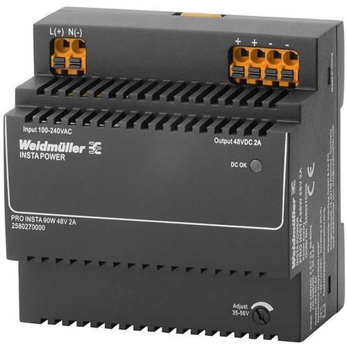 Weidmüller PRO INSTA 96W 48V 2A Schaltnetzgerät 48 V/DC 2 A 96 W Inhalt 1 St.