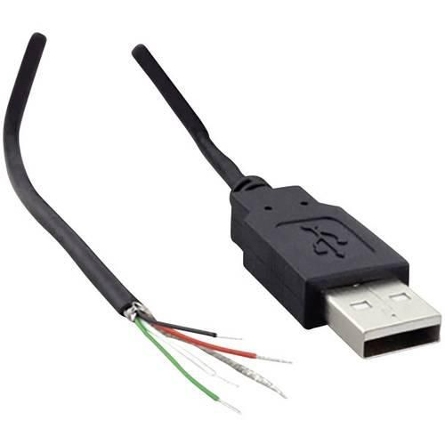 Stecker, gerade USB A Stecker 2.0 TC-2524010 TRU COMPONENTS Inhalt: 100 St.