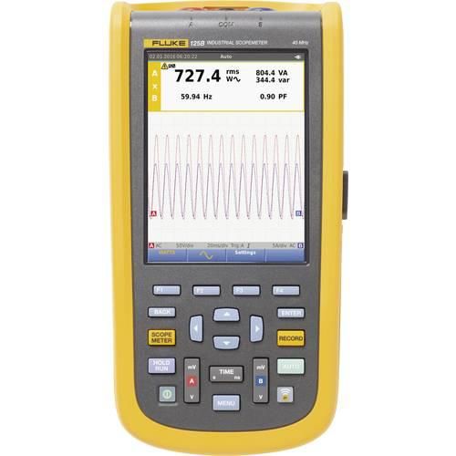 Fluke 125B/EU Hand-Oszilloskop 40 MHz 2-Kanal 4 GSa/s Multimeter-Funktionen 1 St.