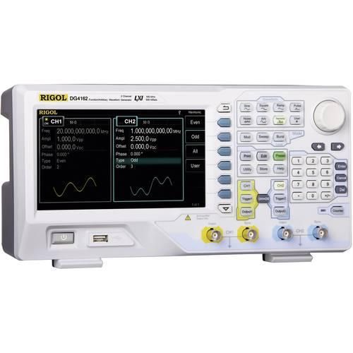 Rigol DG4102 Funktionsgenerator netzbetrieben 0.000001 Hz - 100 MHz 2-Kanal Sinus, Rechteck, Puls, Rauschen, Arbiträr, Dreieck